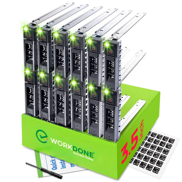 Dell PowerEdge .5インチ ドライブキャディ 12個パック（第14世代～第